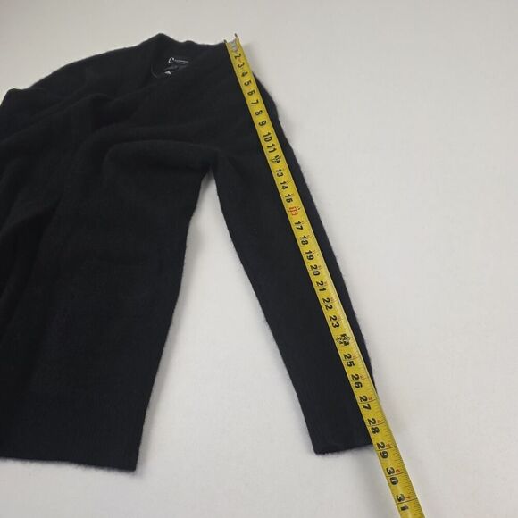 C by Bloomingdale’s 100% Cashmere Open Front Long Cardigan Sweater Duster Medium - Picture 6 of 9